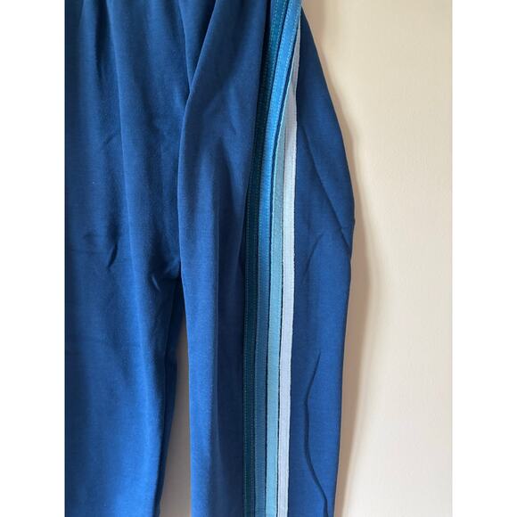 AVIATOR NATION Classic Stripe Sweatpants Navy Blue Stripes S - Picture 2 of 6